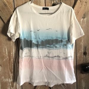 ocean scene tee shirt